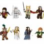 8pcs LOTR Gandalf Baggins Tranduil Frodo Galadriel Mayor Minifigures