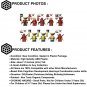 10pcs Lady Deadpool Nicolo Barella Wolverine Minifigures Deadpool & Wolverine Sets