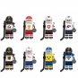 8pcs 2024 Ice Hockey World competition Minifigures Ice Hockey Sets