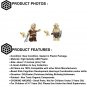 2pcs Bolg and Azog Minifigures The Lord of the Rings Sets