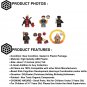 8pcs Cassandra Nova Xavier Lady Deadpool Kidpool Minifigures Deadpool & Wolverine Set