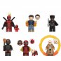 8pcs Cassandra Nova Xavier Lady Deadpool Kidpool Minifigures Deadpool & Wolverine Set