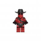 1pcs Cowboy Deadpool Minifigures The X-Men Minifigure