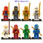 72pcs Ninja Warriors Weapons Army Custom ninjago Minifigure Lot