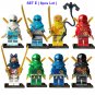 72pcs Ninja Warriors Weapons Army Custom ninjago Minifigure Lot