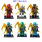 72pcs Ninja Warriors Weapons Army Custom ninjago Minifigure Lot