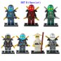 72pcs Ninja Warriors Weapons Army Custom ninjago Minifigure Lot
