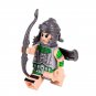 10pcs Roman Empire Roman Archers (Green) Minifigure Set