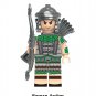 10pcs Roman Empire Roman Archers (Green) Minifigure Set
