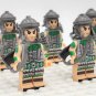 10pcs Roman Empire Roman Archers (Green) Minifigure Set