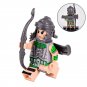 10pcs Roman Empire Roman Archers (Green) Minifigure Set