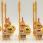 10pcs Roman Empire Greece Hoplites Minifigure Building Blocks