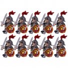 10pcs Roman Empire Roman Guards Minifigure Building Blocks
