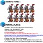 10pcs Roman Empire Roman Guards Minifigure Building Blocks