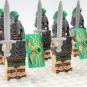 10pcs Roman Empire Roman Soldiers (Green) Minifigures