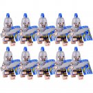10pcs Roman Empire Roman Soldiers (Blue) Minifigure