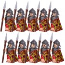 10pcs Roman Empire Roman Legionnaires Minifigure Building Blocks