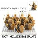 11Pcs Elves army The Noldor Warriors The Lord Of the Rings Minifigures