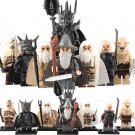 8pcs The Lord of the Rings Gandalf Saruman Sauron Azog Bolg Minifigures