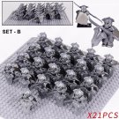 21pcs Lord of the Rings The Hobbit Mirkwood Royal Guard Silvan Elves Minifigure