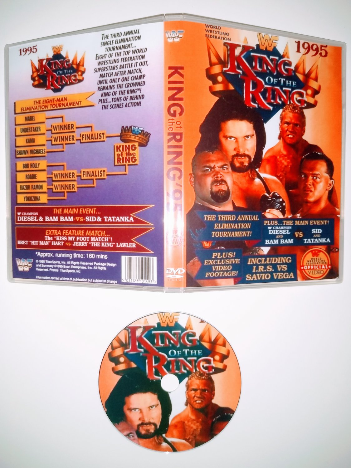 WWF KING OF THE RING 3 DVD & Case