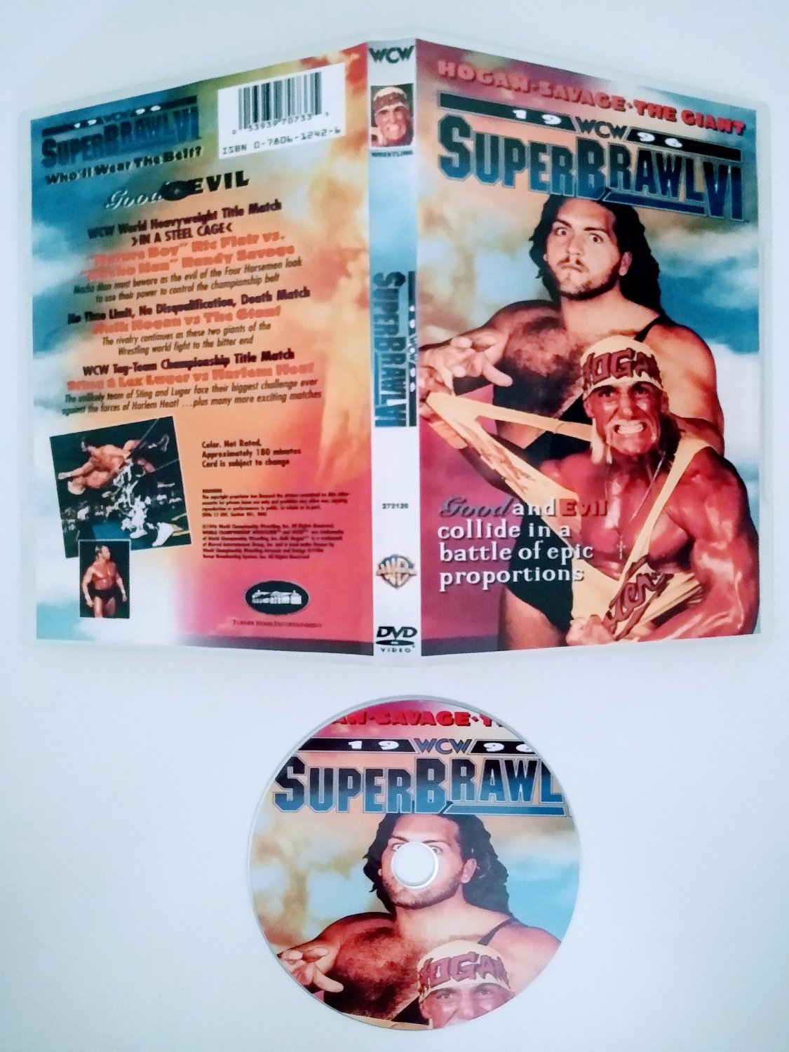 WCW 1996 SUPERBRAWL 6 DVD & Case