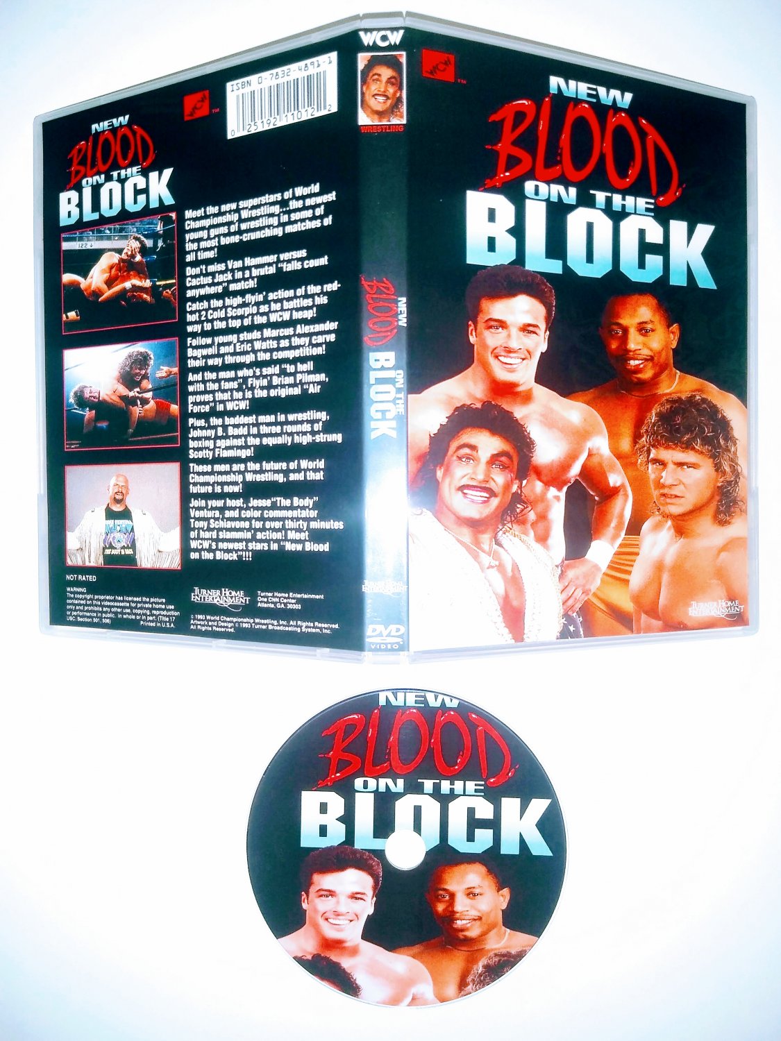 WCW 1993 NEW BLOOD DVD & Case