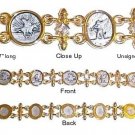 Unsigned, Bracelet with Metal Cameos