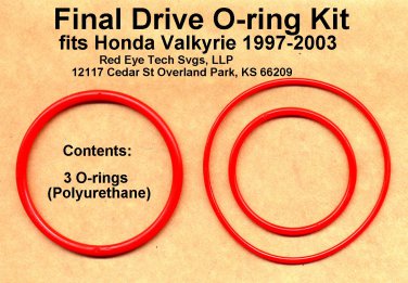 Final Drive O-rings for Valkyrie, Polyurethane, GL1500C GL1500CD GL1500CT GL1500CF