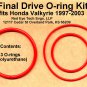 Final Drive O-rings for Valkyrie, Polyurethane, GL1500C GL1500CD GL1500CT GL1500CF