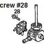 Screws-only.  Screw Kit for Petcock Diaphragm (Valkyrie)  Motorcycle not included..