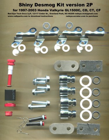 Shiny Desmog Kit Ver. 2P - Honda Valkyrie GL1500C GL1500CD GL1500CT GL1500CF