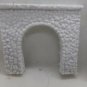 N-Scale Single Randomn Stone Tunnel Portal (2) Grey
