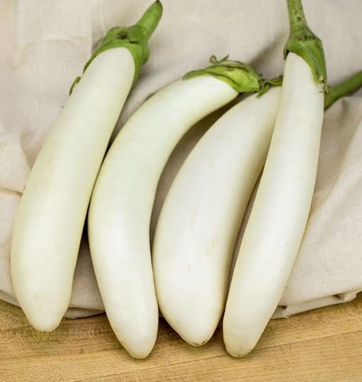25 Pcs Long White Eggplant Seeds