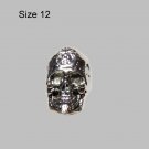 Stainless Steel Skull Ring Size 12