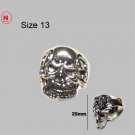 Stainless Steel Skull Ring Size 13