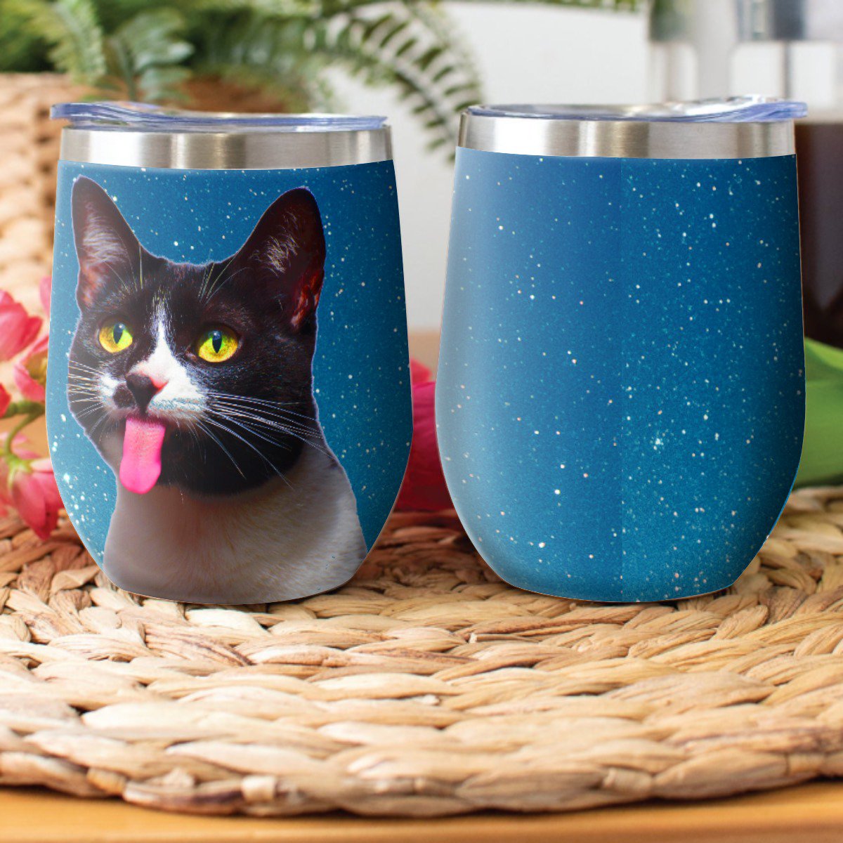 Stainless Steel Travel Cup Cat