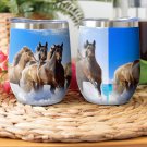 Stainless Steel Travel Cup Horses