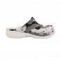 Men's Grey Camo Clogs With Strap