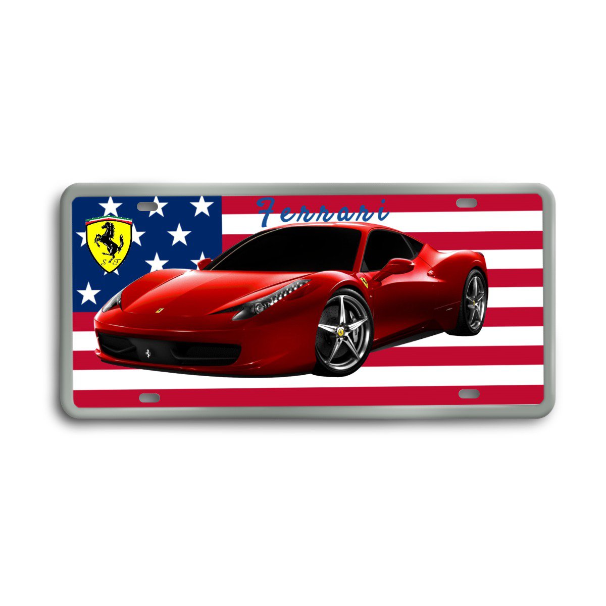 Decoration License Plate Ferrari