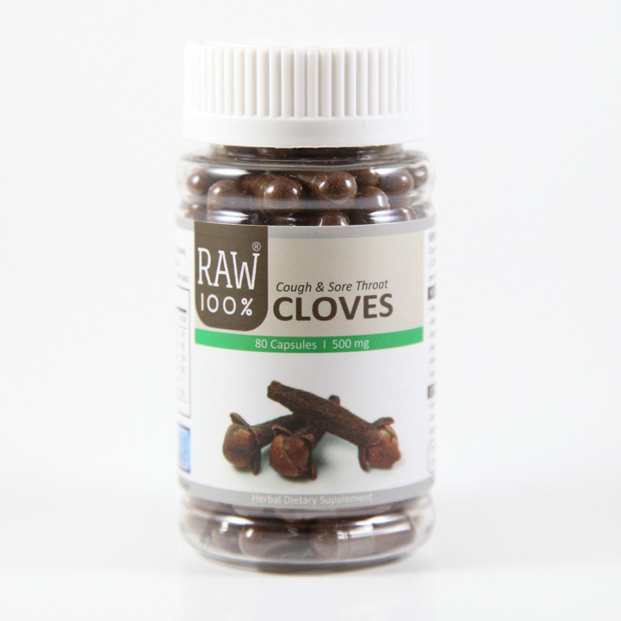 RAW 100 Cloves / Cough, Sinus, Asthma, Toothache, clove herbal medicine