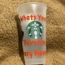 Ghostface Starbucks Cup