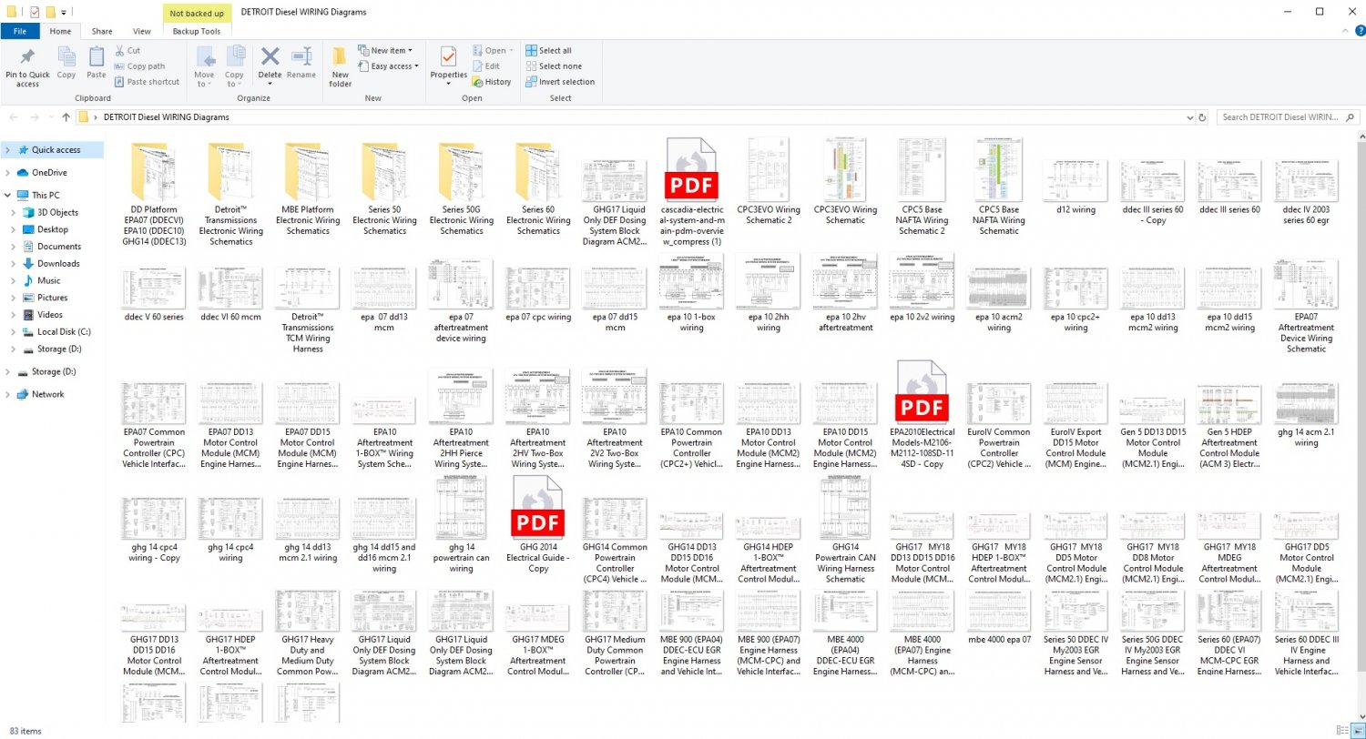 Detroit Diesel Electrical schematics - Wiring Diagrams collection