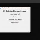 GM Calibration checksum corrector