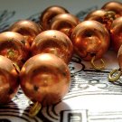10 Vintage Japanese 10mm Copper Beads