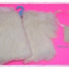 Vintage Vogue Ginny Doll Real Fur White Jacket & Purse