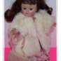 Vintage Vogue Ginny Doll Real Fur White Jacket & Purse