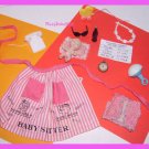 Vintage Barbie Doll Barbie Babysits #953 Apron & Access