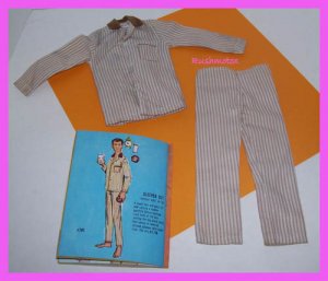 Vintage Ken Barbie Doll Sleeper Set Pajamas #781