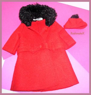 Vintage Barbie Red Its Cold Outside Tagged Complete 081